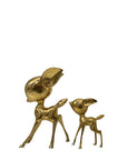 Vintage Brass Mama and Baby Deer or Big Sister Little Sister– The Golden Bond