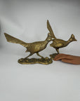 Vintage Brass Roadrunner Pair – Sculptural Mid-Century Collectibles