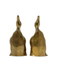 Vintage Brass Duck Bookends-A Pair