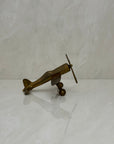 Small Vintage Brass Airplane