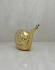 Large Vintage Brass Snail-By Dolbi Cashier