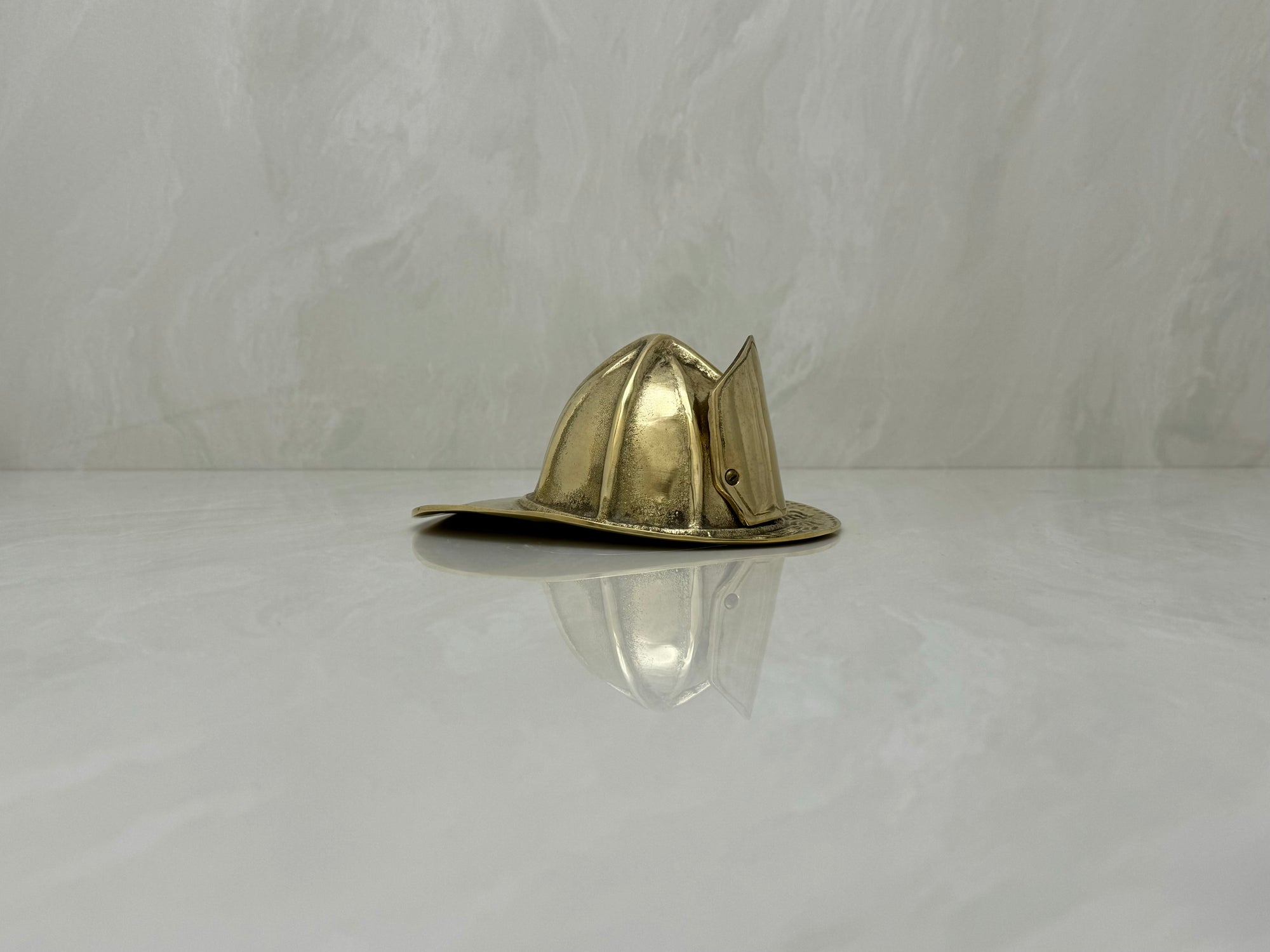 Vintage Brass Fireman’s Hat-A Figurine