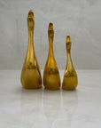 Vintage Brass Singing Ducks-A Set of Three