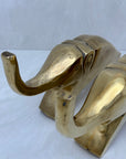 Vintage Brass Elephants- A Pair