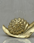 Vintage Brass MCM Snail