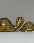 Vintage Brass Turtle Pals- A Pair