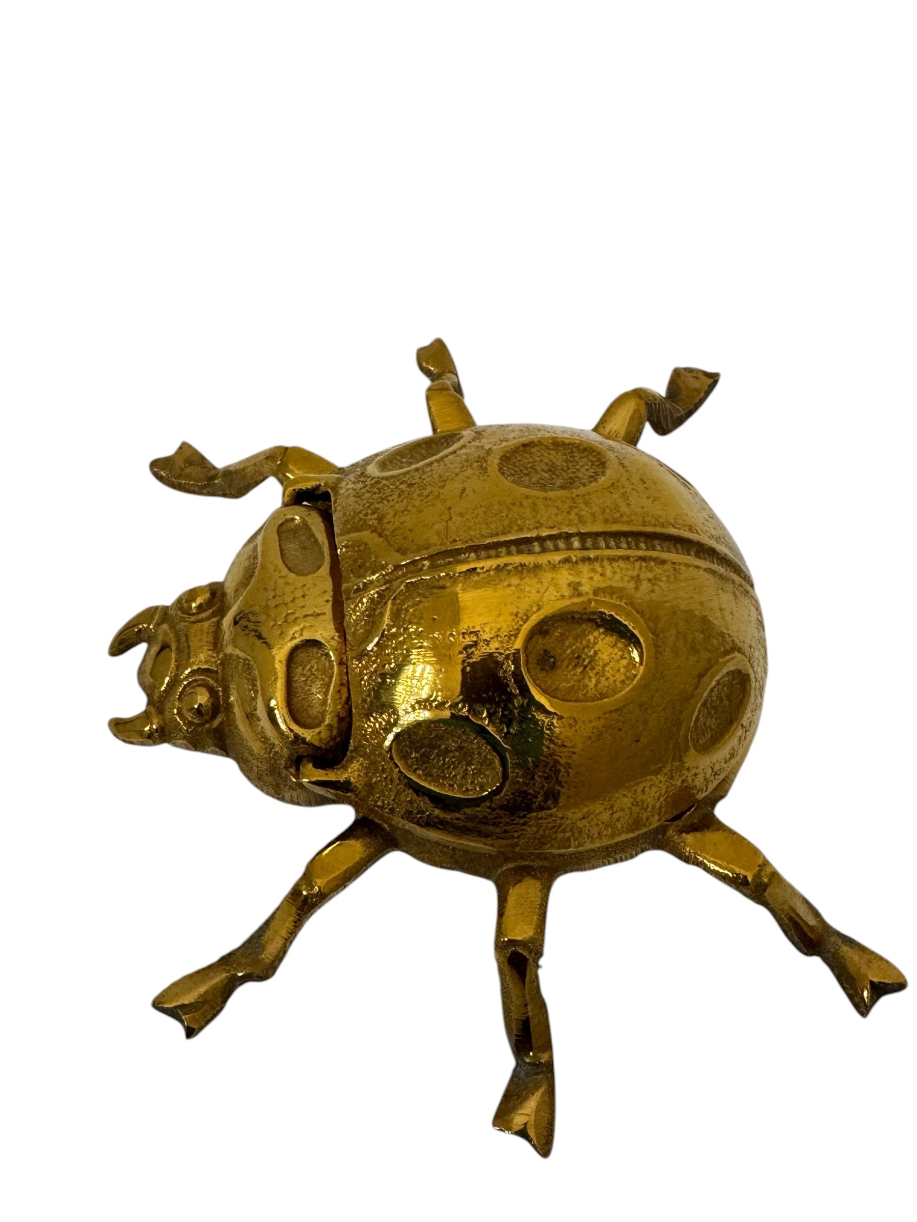 Vintage Brass Ladybug