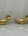 Vintage brass Birds-A Pair