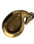 1980 Dolbi Cashier Brass Ram Ashtray/Wishburner– Sculptural Mid-Century Catchall