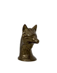 Vintage Brass Wolf Coin/Wish Bank