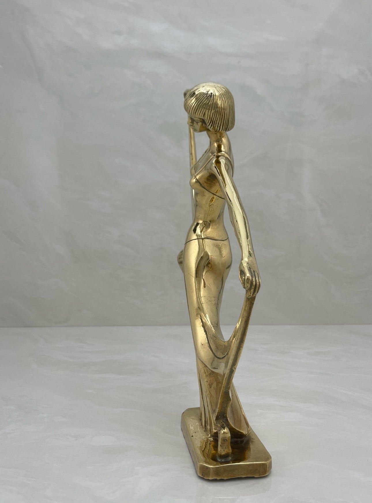 Vintage Brass Lady Dancer