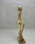 Vintage Brass Lady Dancer