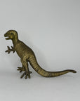 Vintage Brass Dinosaur Figurine / T-Rex Style Sculpture