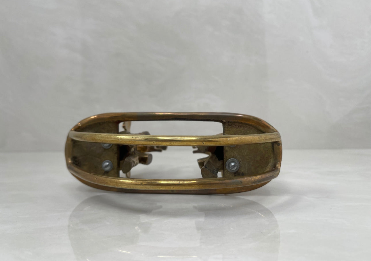 Vintage Brass Elephants on Teeter Totter