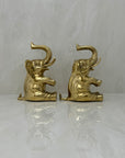 Vintage Brass Elephants-A Pair