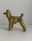 Vintage Brass Poodle