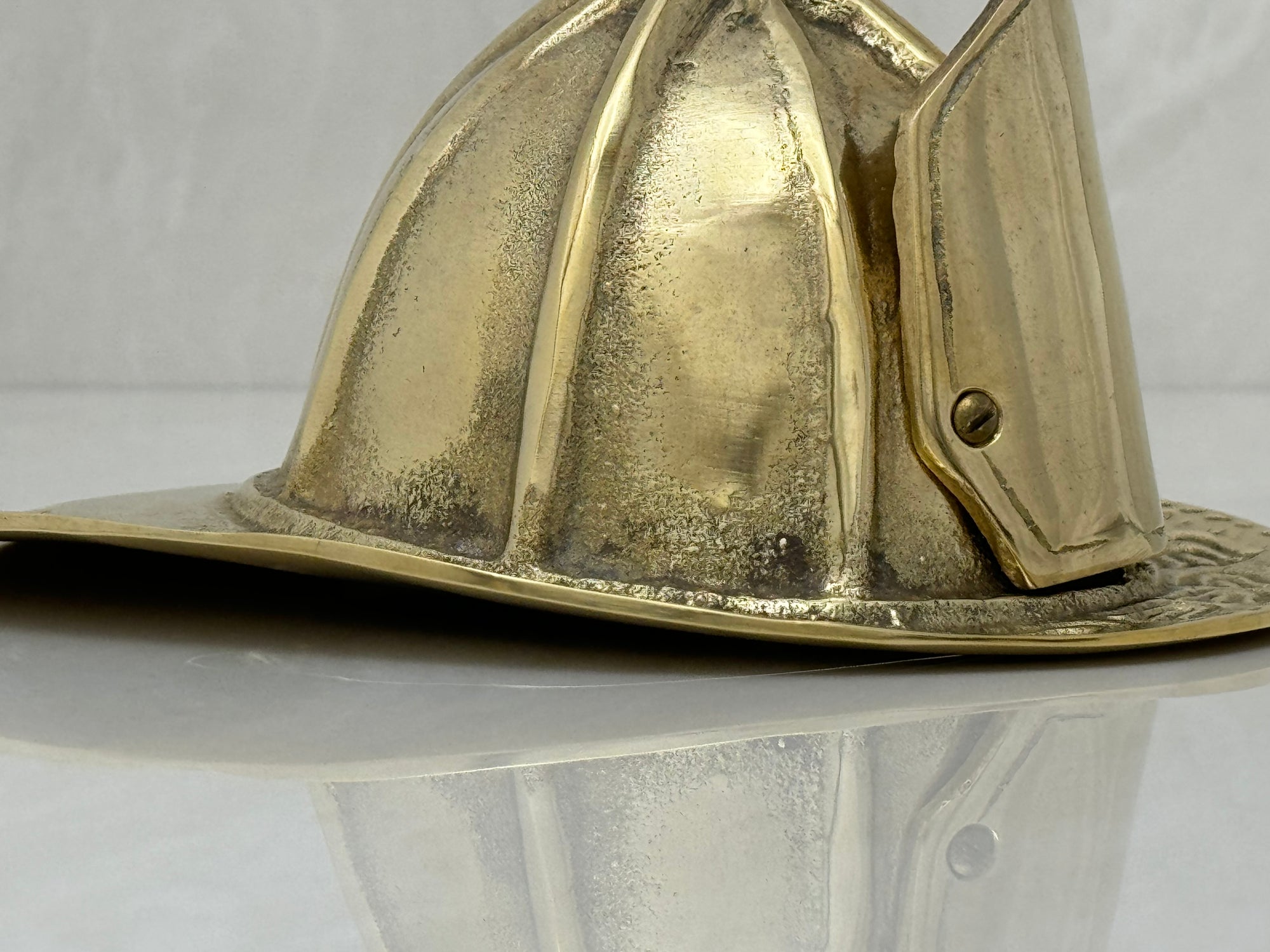 Vintage Brass Fireman’s Hat-A Figurine