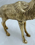 Vintage Brass Antelope