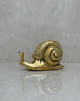 Vintage MCM Brass Snail