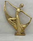 Vintage Brass Lady Dancer