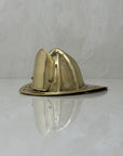 Vintage Brass Fireman’s Hat-A Figurine