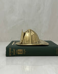 Vintage Brass Fireman’s Hat-A Figurine