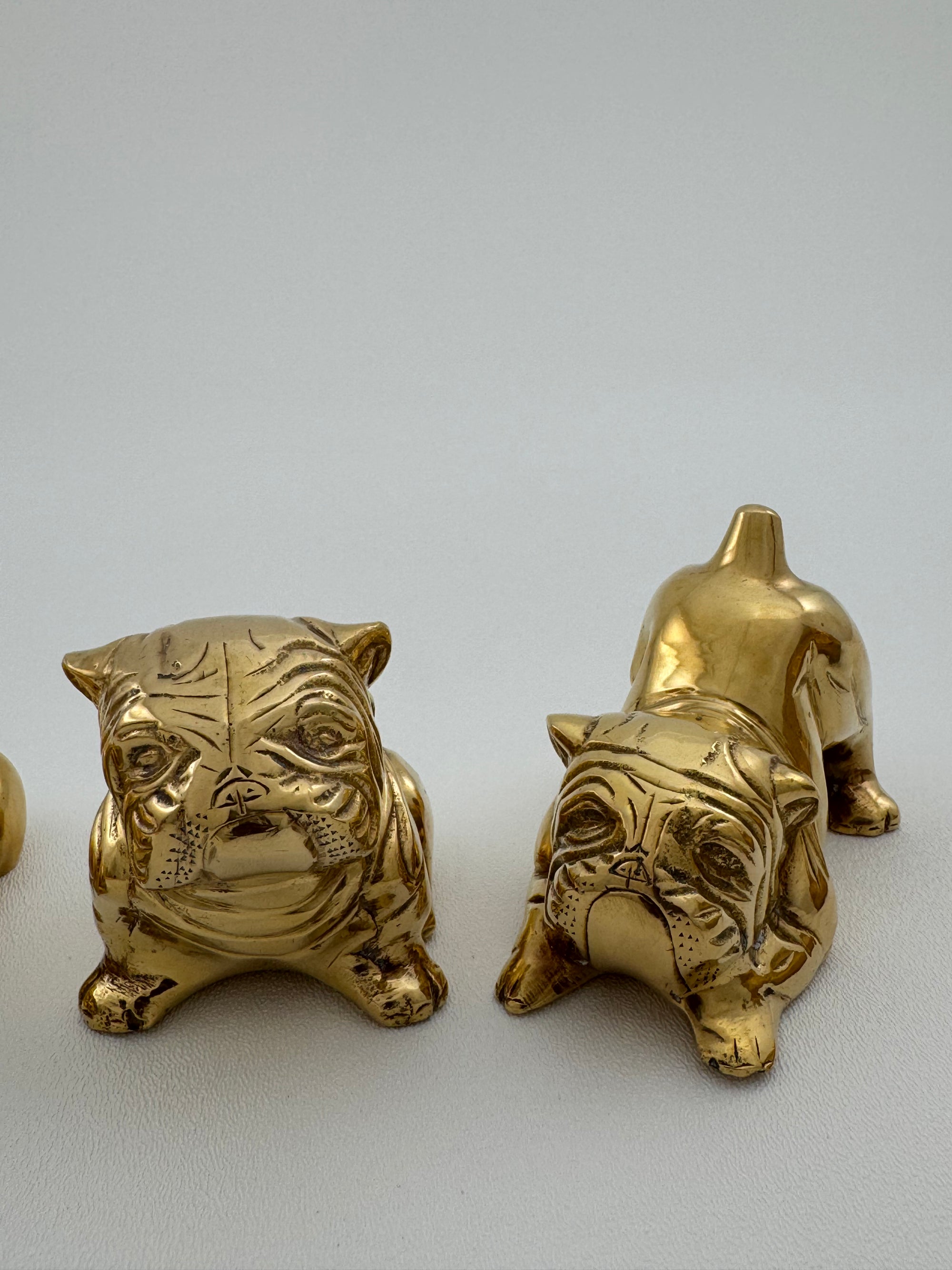 Vintage Brass Bulldogs Trio