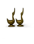 Vintage Brass Goose Bookends-A Pair by Andrea by Sadek