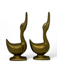 Vintage Brass Goose Bookends-A Pair by Andrea by Sadek