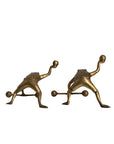Vintage Brass Workout Frogs-A Pair
