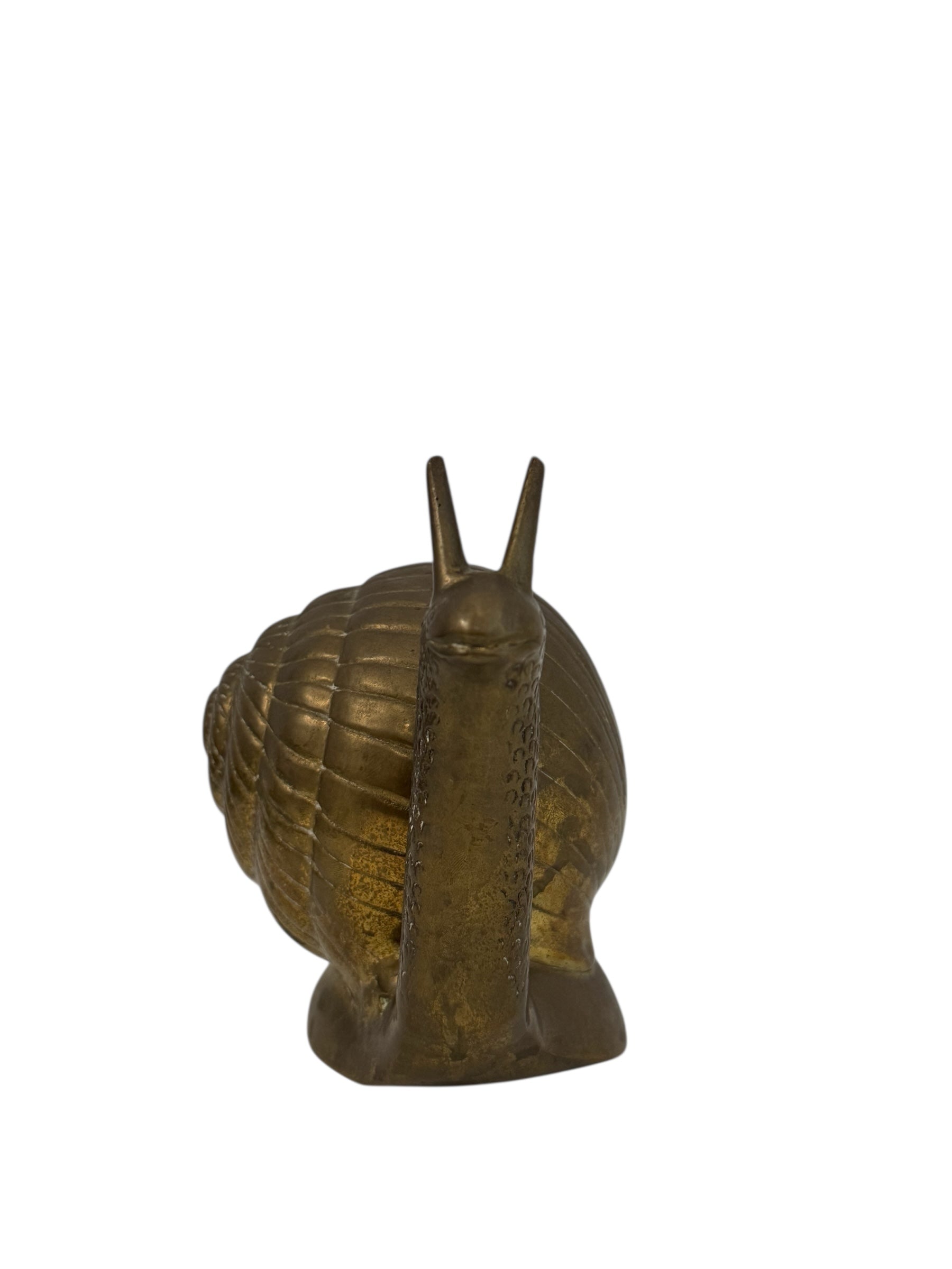 Vintage Brass Snail Figurine