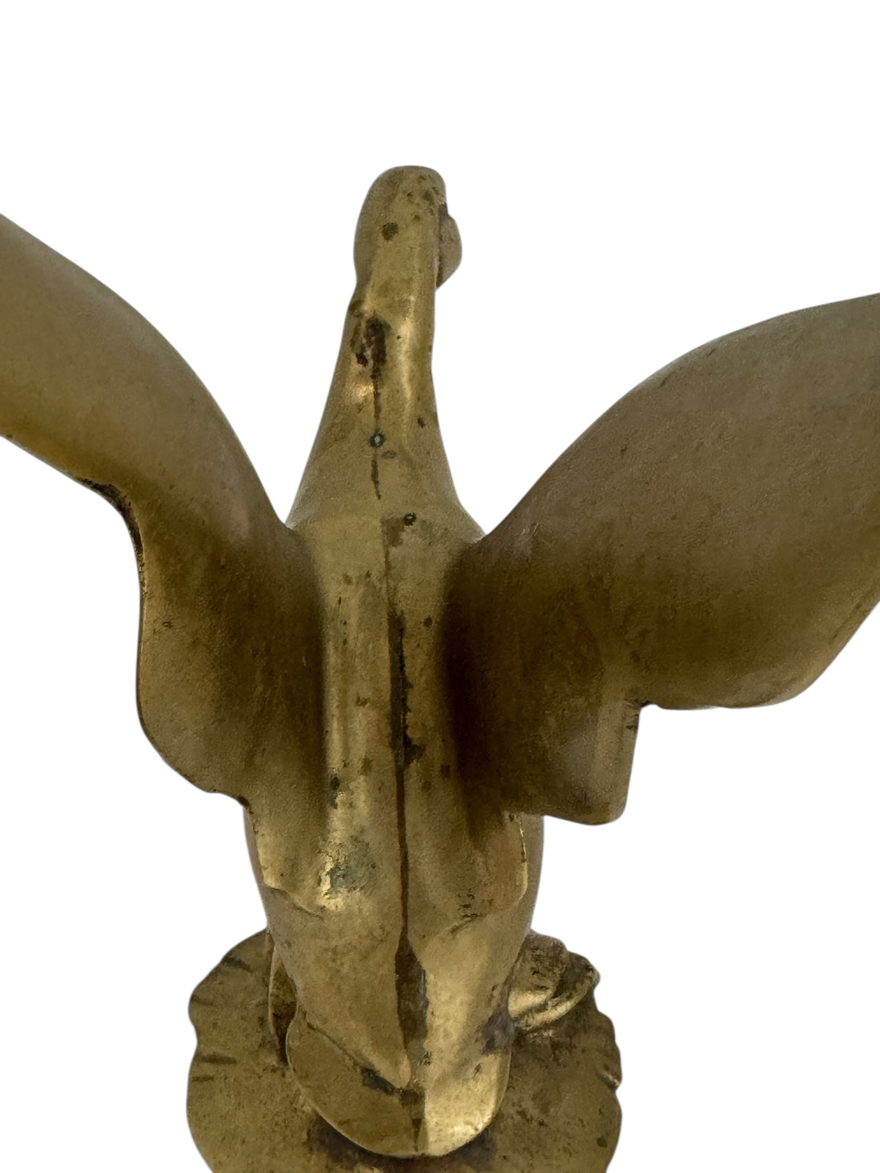 Vintage Brass Wings Up Bird Pair