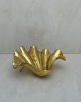 Vintage Brass Seashell Trinket Dish