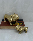 Pair of Vintage Brass Bulldogs - A Tribute to Fatherhood and Friendship