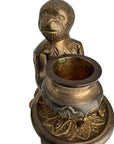 Vintage Brass Monkey Candle Holders