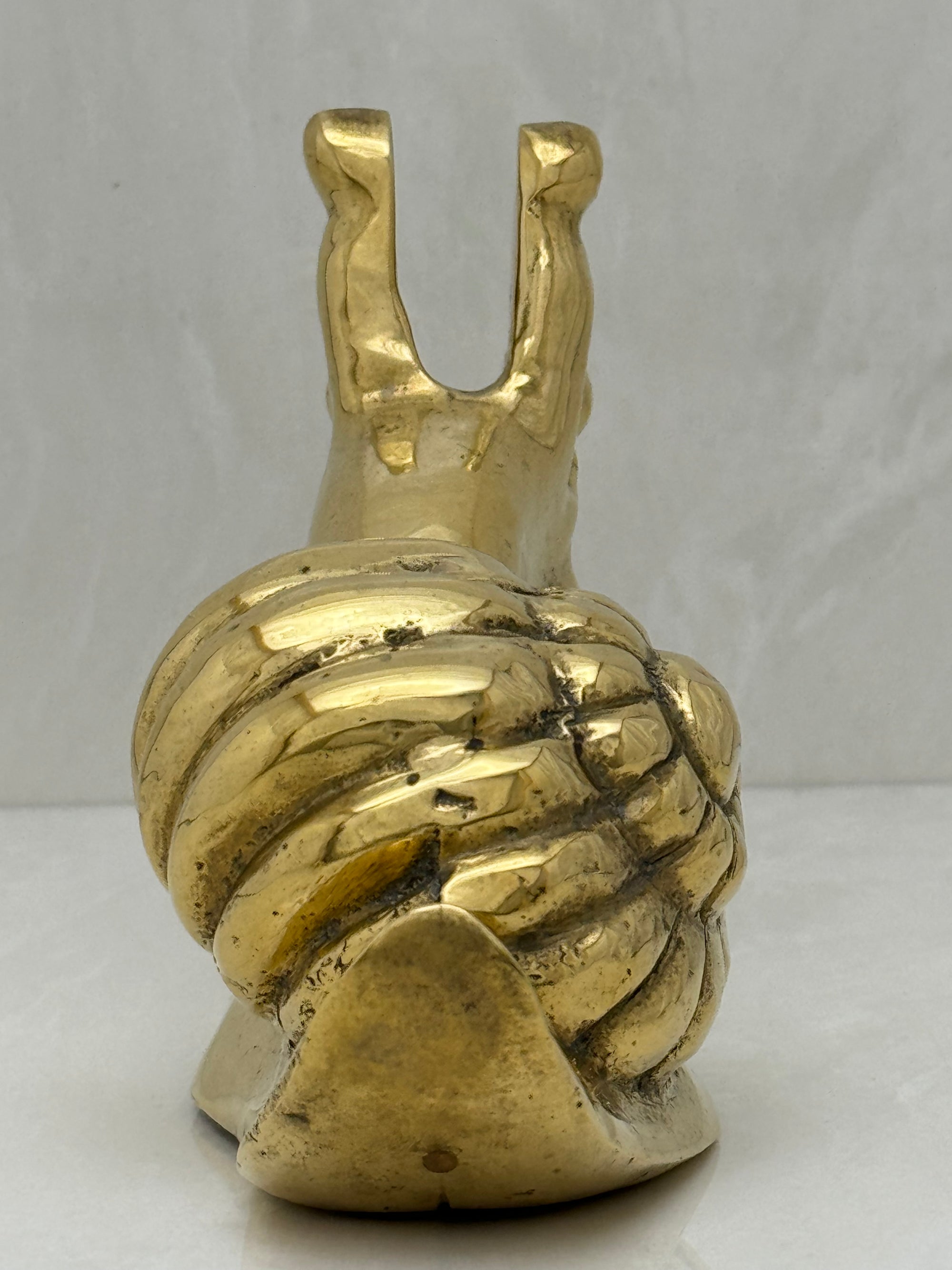 Vintage Brass Snail