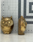 Vintage Brass Owl Bookends-A Pair