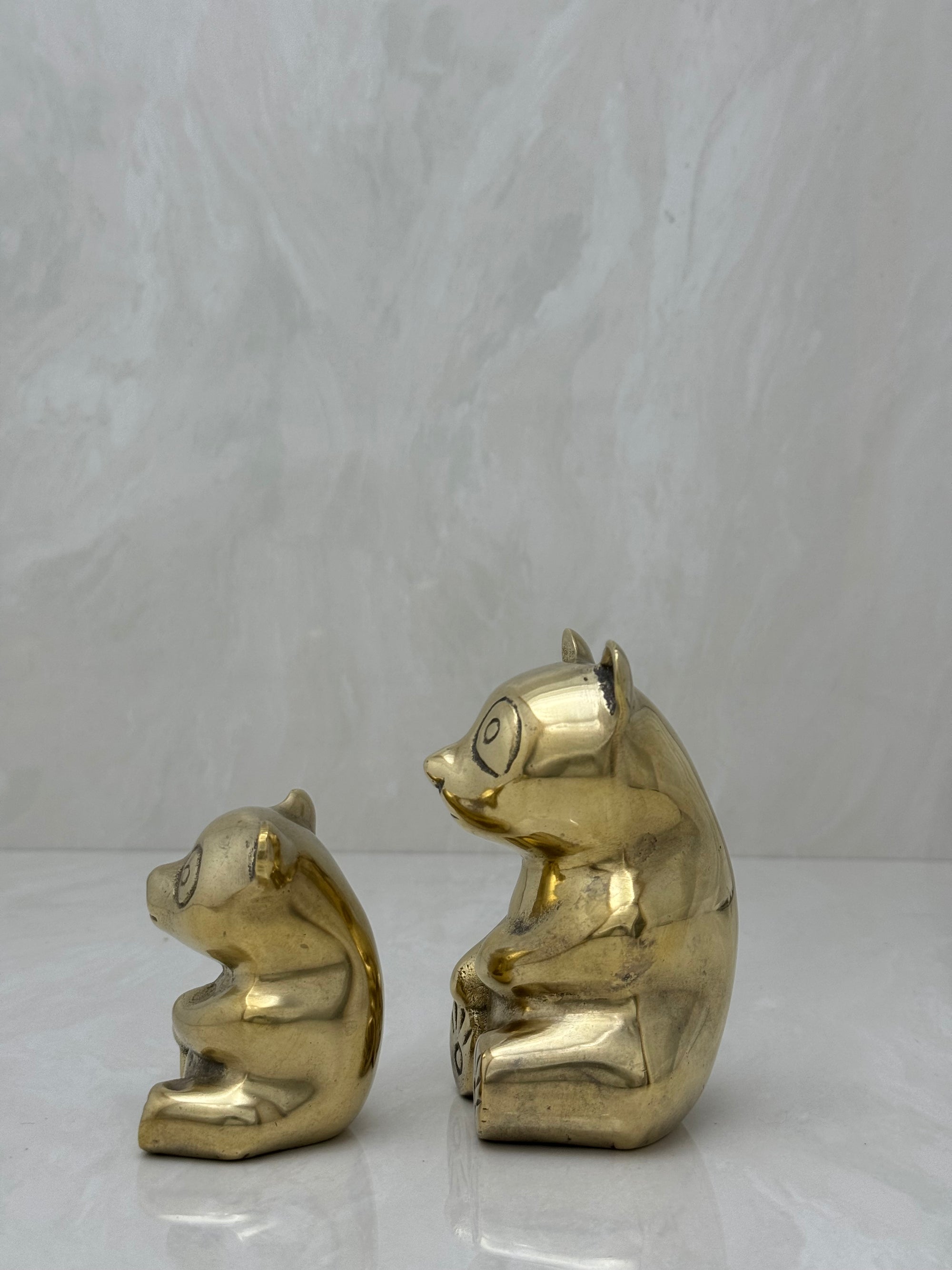 Vintage Mama Bear and Cub-A Pair
