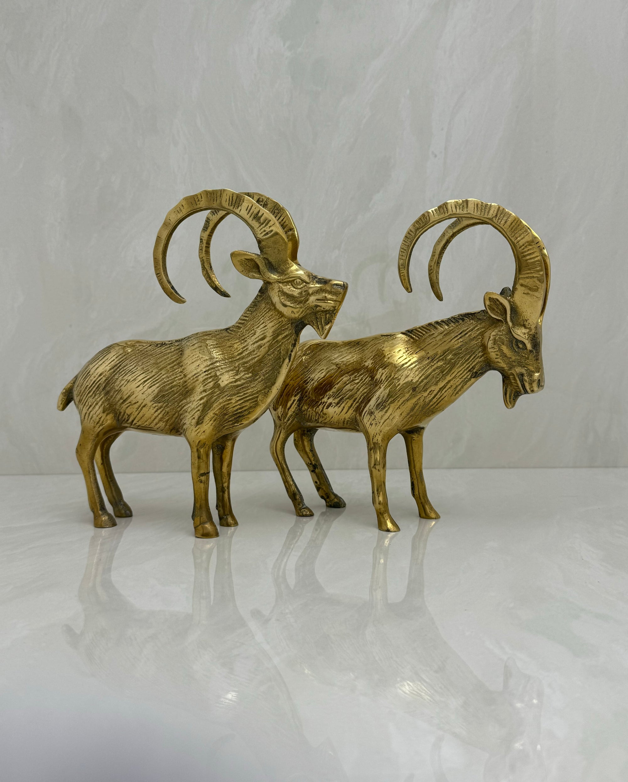 Vintage Brass Goats-A Pair