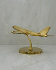 Vintage Brass Airplane on Stand