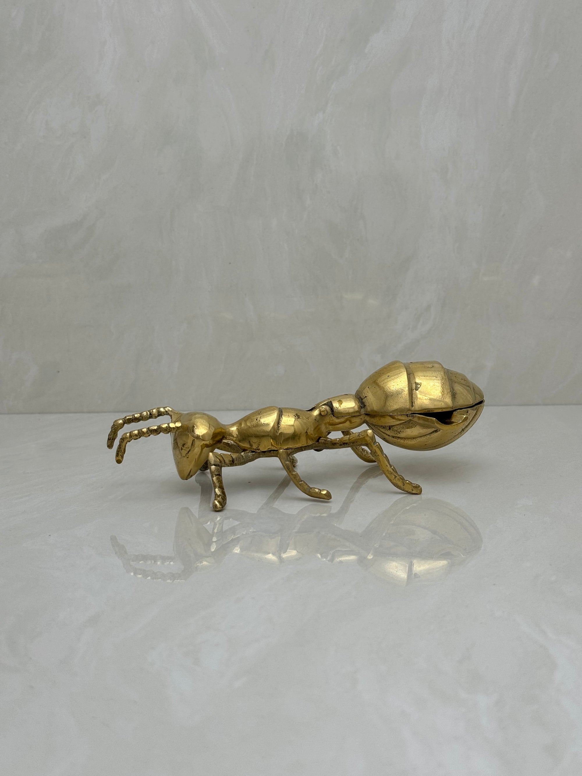 Vintage Brass Retro Ant AshTray