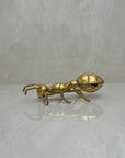 Vintage Brass Retro Ant AshTray