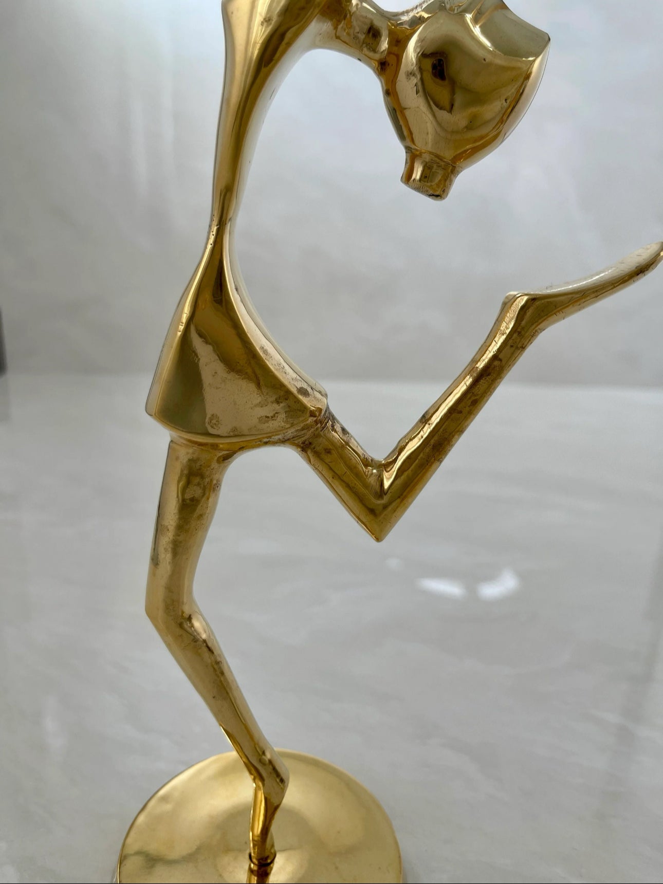 Vintage Brass Gymnasts- A Pair