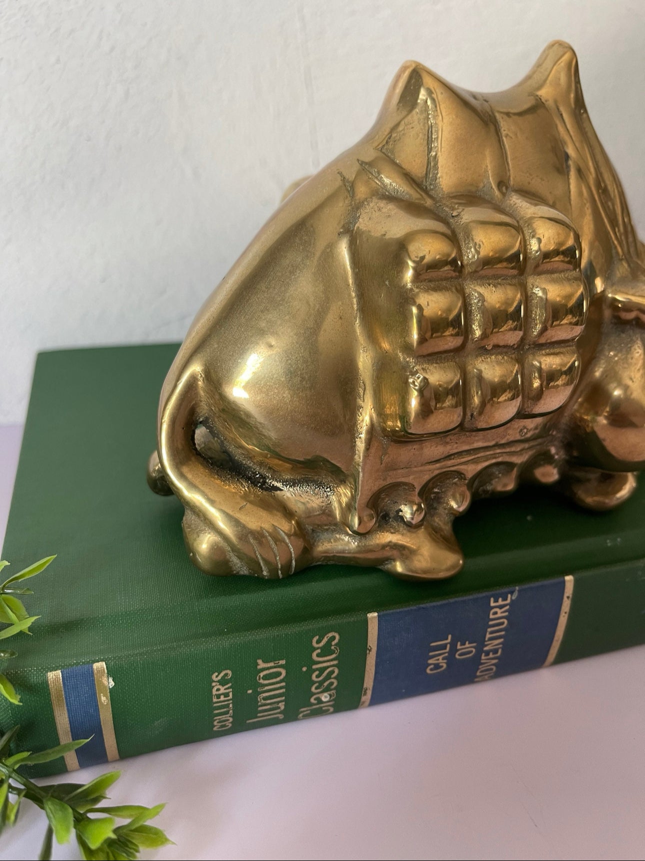 Vintage Brass Resting Camel