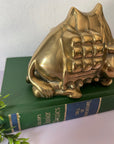 Vintage Brass Resting Camel