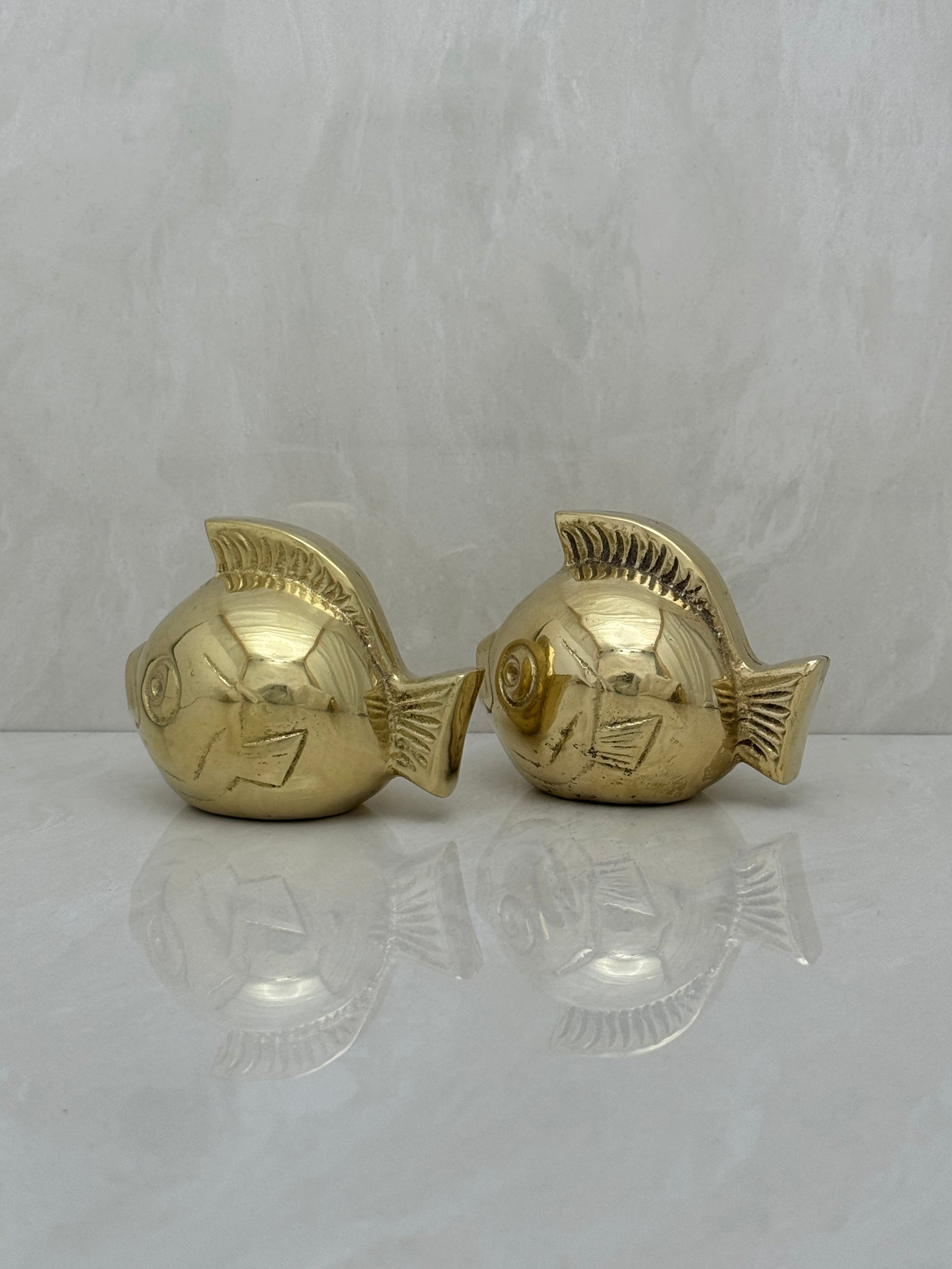 Vintage Brass Fish-A Pair