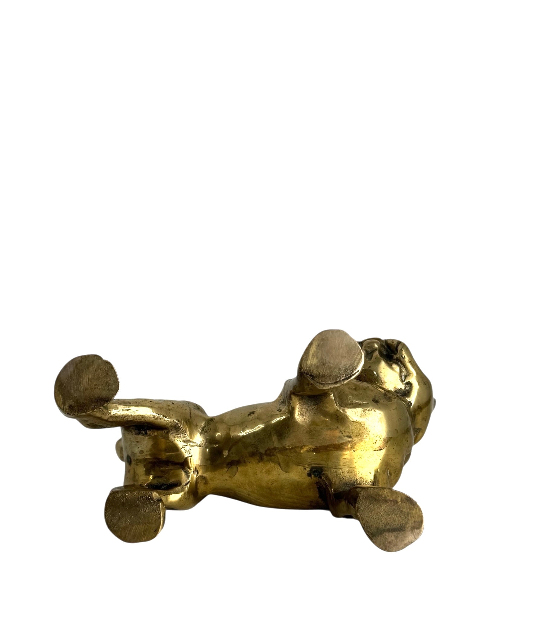 Vintage Brass Bulldog Figurine