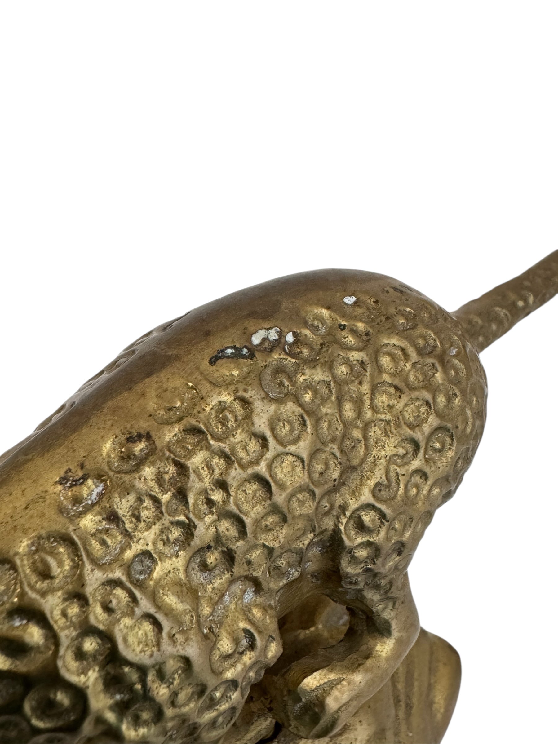 Vintage Brass Cheetah Figurine