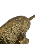 Vintage Brass Cheetah Figurine