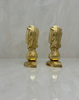 Vintage Brass Horse Bookends-A Pair